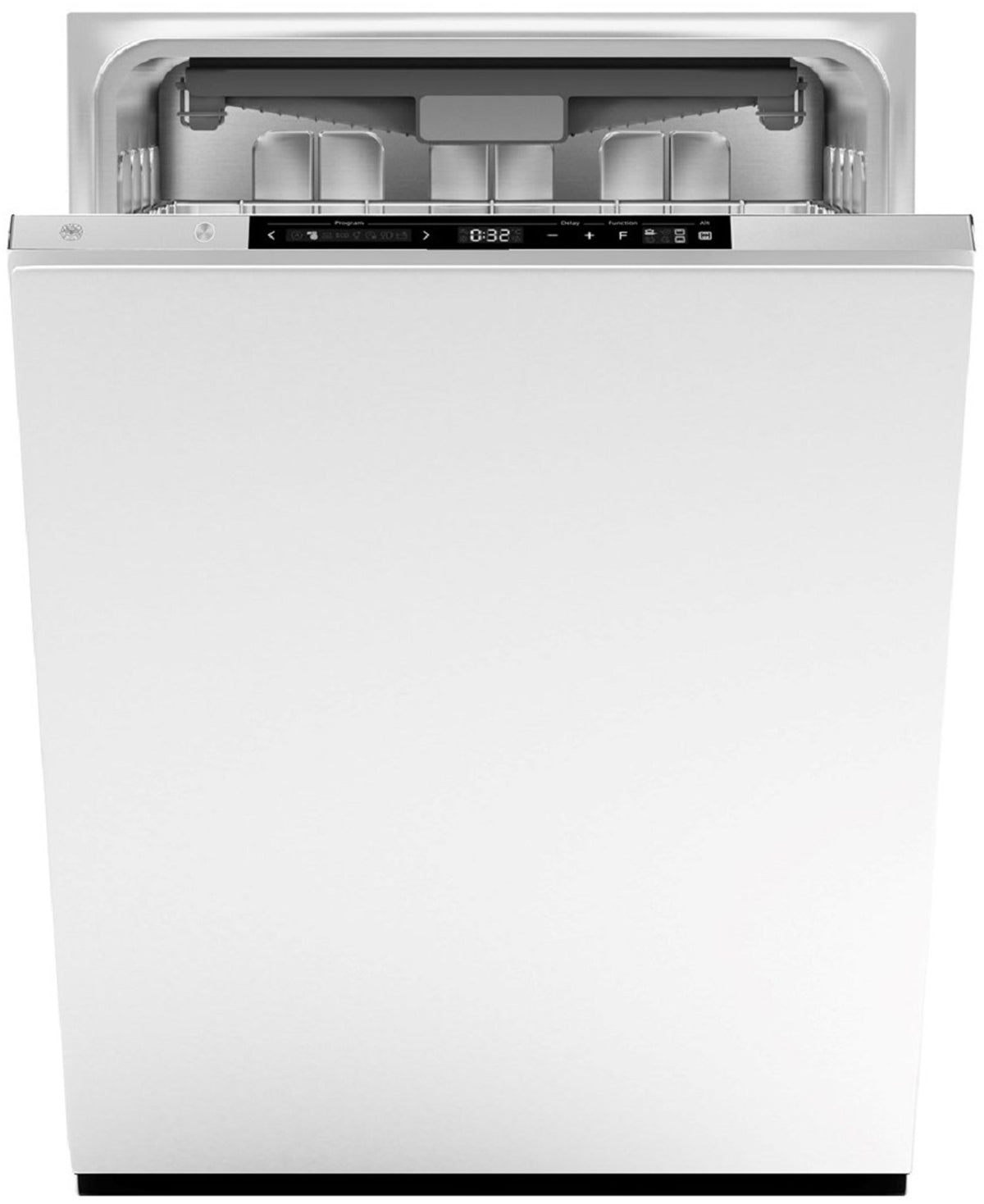 BERTAZZONI DW6083PRTS 60cm Integrated Dishwasher sliding door to panel in White Steel