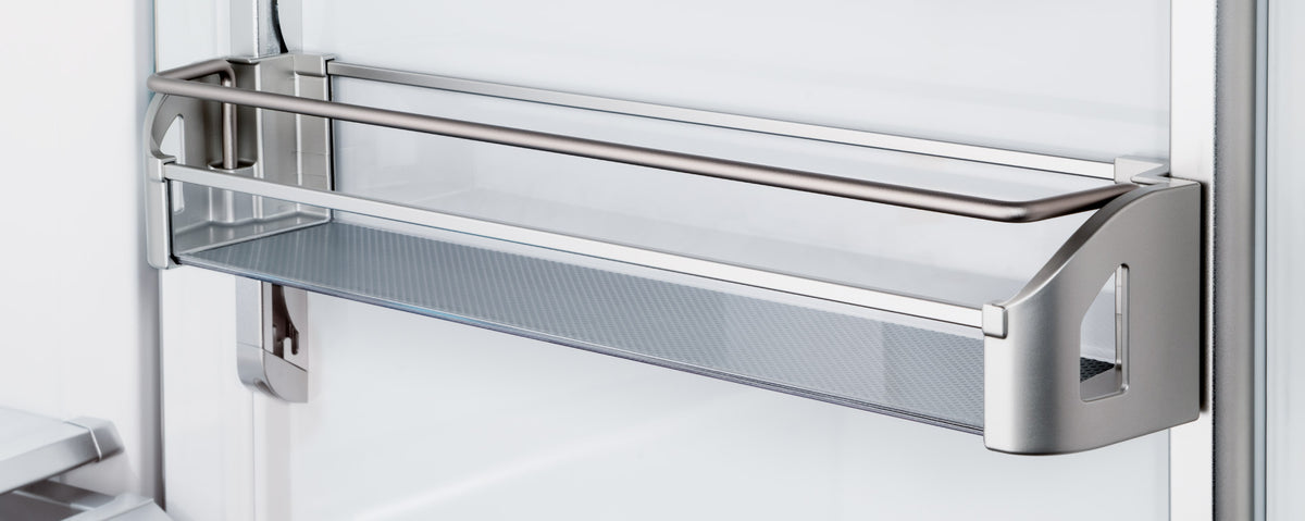 BERTAZZONI REF603BBNPVC-S/20 60cm Frost Free Integrated Fridge Freezer sliding door reversible Hinge in White Steel