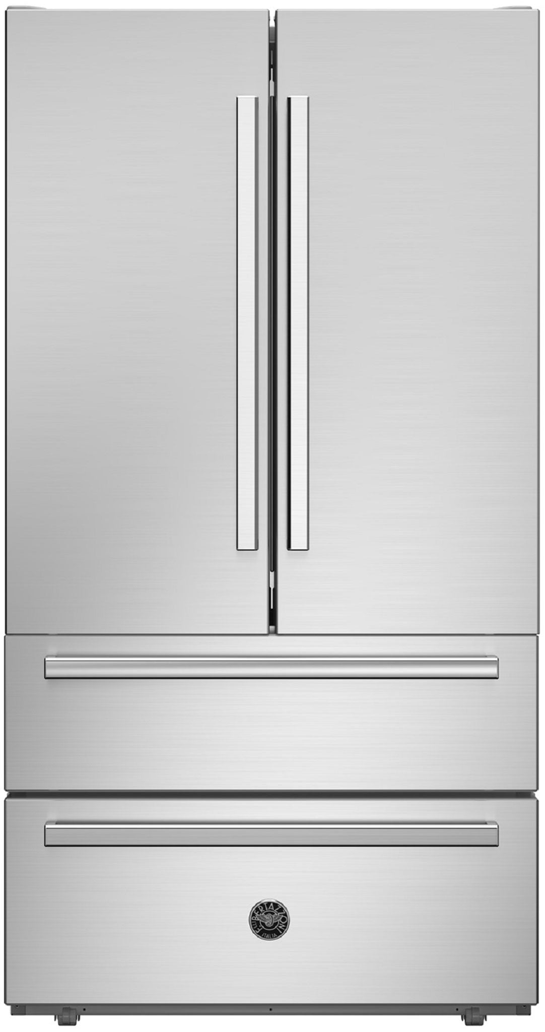 BERTAZZONI REF904FFNXTC 90cm Total No Frost Free Standing French Door Fridge Freezer in Stainless Steel